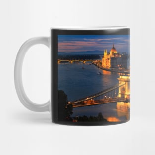 Budapest sunset Mug